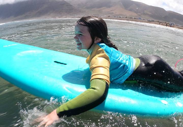 sur para niños lanzarote